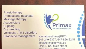 Primax Physiotherapy - Cambridge