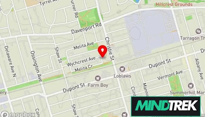 Ana Montero Psychotherapy Trauma Counselling Map - Toronto