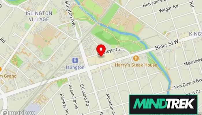 Br Cook Psychological Services Associates Map - Etobicoke