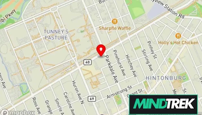 Catharsis Counseling Psychotherapy Map - Ottawa