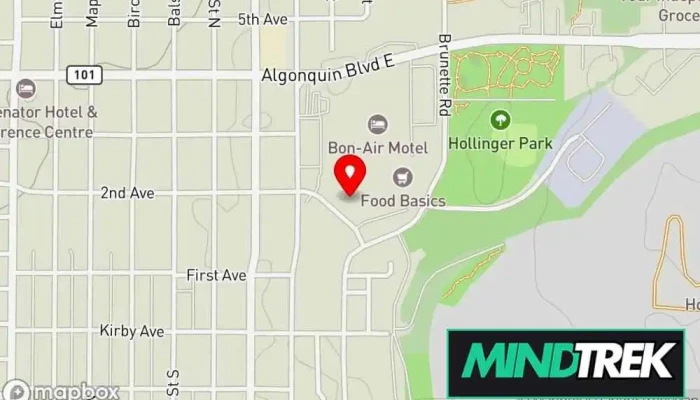 Cmha Cochrane -  Timiskaming Map - Timmins