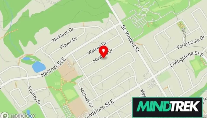 map of Dalton Associates Family counselor, Psychologist, Psychotherapist, Therapists in Barrie