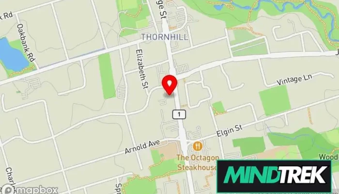 Dr Jane Mizevich Clinical Psychologist Map - Thornhill
