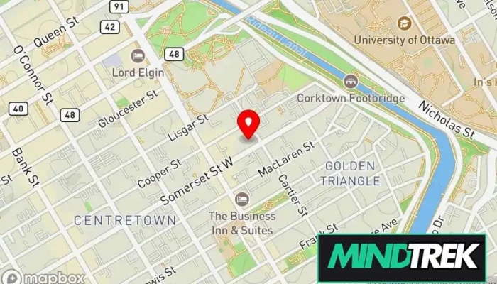 Dr Marc Carriere Psychologist Map - Ottawa