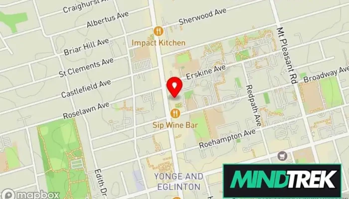 Dr Taryn Atlin Psychological Services Map - Toronto