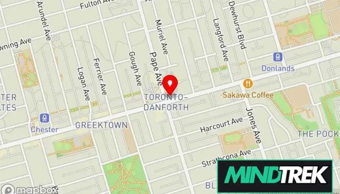 East Toronto Therapy -  Map - Toronto