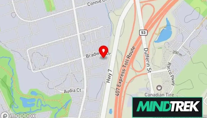 Health Happiness Counselling And Wellness Map - Vaughan
