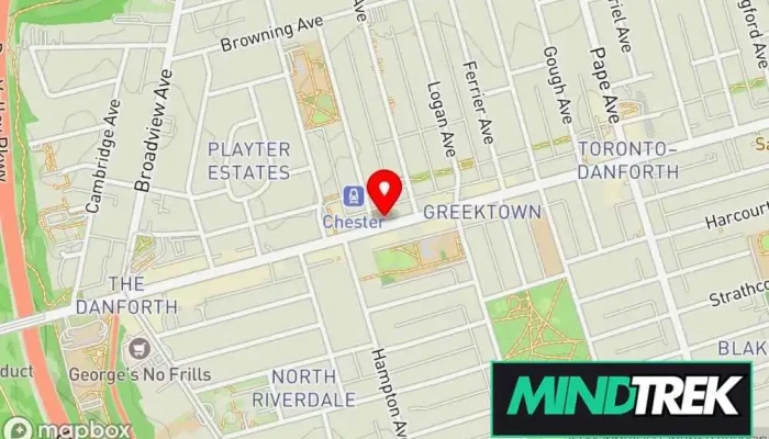 Heartsbloom Toronto Psychotherapy Anxiety Therapy And Holistic Wellness Map - Toronto