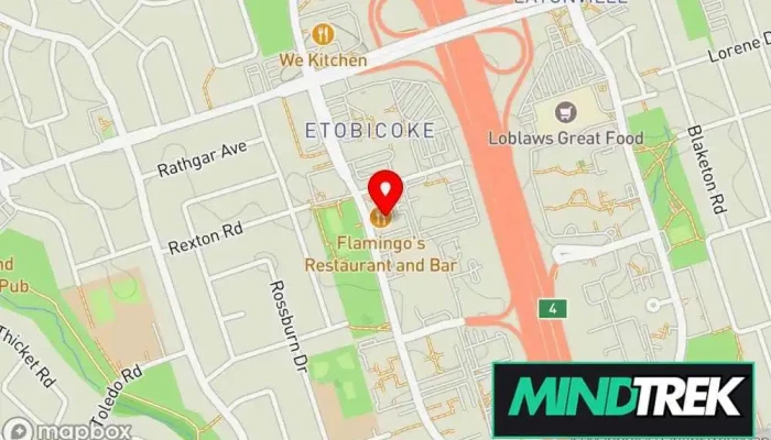 Julia Zheretiy Psychotherapy -  Map - Etobicoke