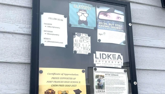 Lidkea Optometry -  Optometrist - Fort Frances
