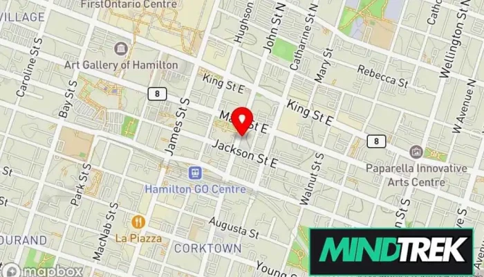 Maggie Clapperton Psychotherapy -  Map - Hamilton