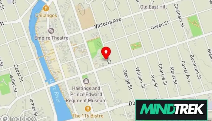 map of Patience Paradis M.Psy RP, C.Psych.Assoc (Supervised Practice) Psychotherapist, Psychologist in Belleville