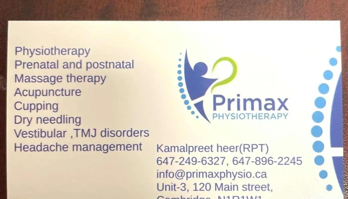 Primax Physiotherapy -  All - Cambridge