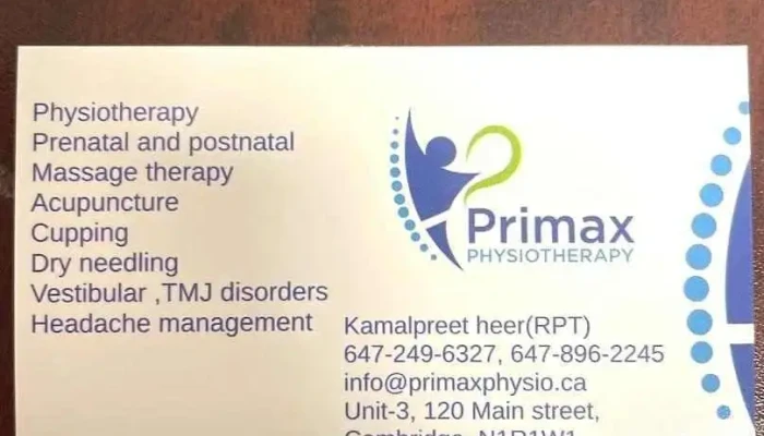 Primax Physiotherapy - Cambridge