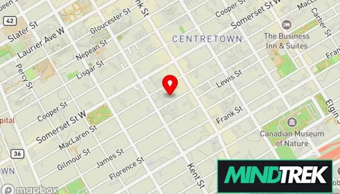 Sarah Crosby Psychotherapy -  Map - Ottawa
