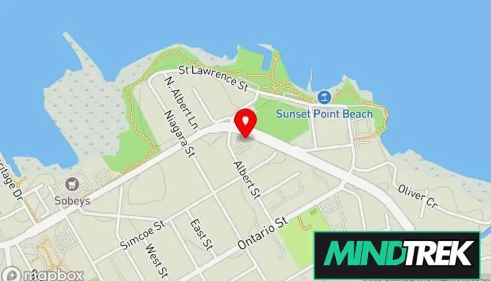 Simcoe Peer Support For Mental Health Addictions Map - Collingwood