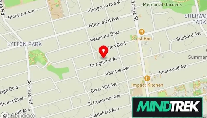 Taylor Psychology Erica Taylor Map - Toronto
