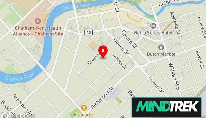 The Mental Health Network Of Chatham -  Kent Map - Chatham