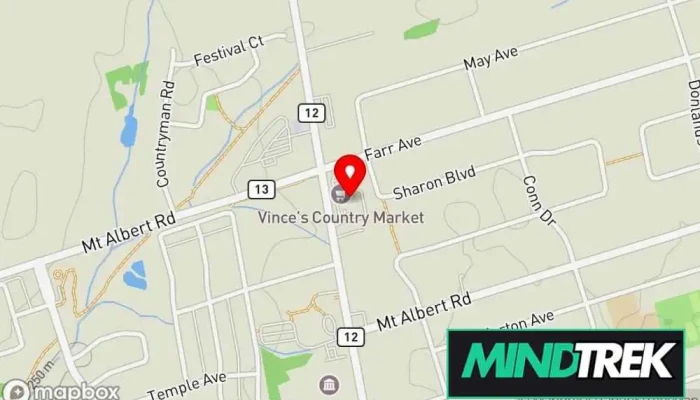 map of Vita Psychotherapy and Counselling Services Mental health clinic in Sharon